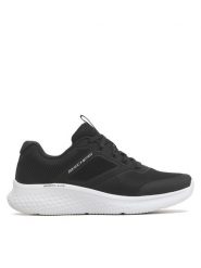 Skechers Sneakersy New Century 232594/BKW Czarny. Czarne buty sportowe casual Skechers, bez wzorów, z materiału, bez zapięcia. Za 259.99 zł.