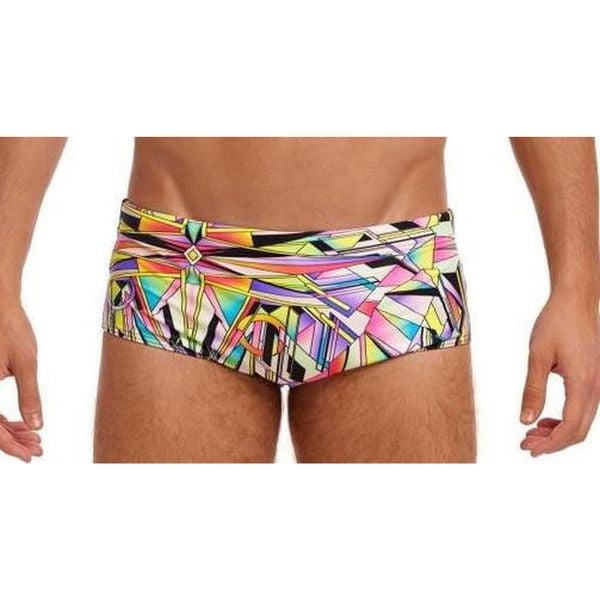 Trunki męskie Funky Trunks Scissor Kick - sidewinder. Odzież kąpielowa Funky Trunks, m, bez wzorów, sportowe. Za 139.00 zł.