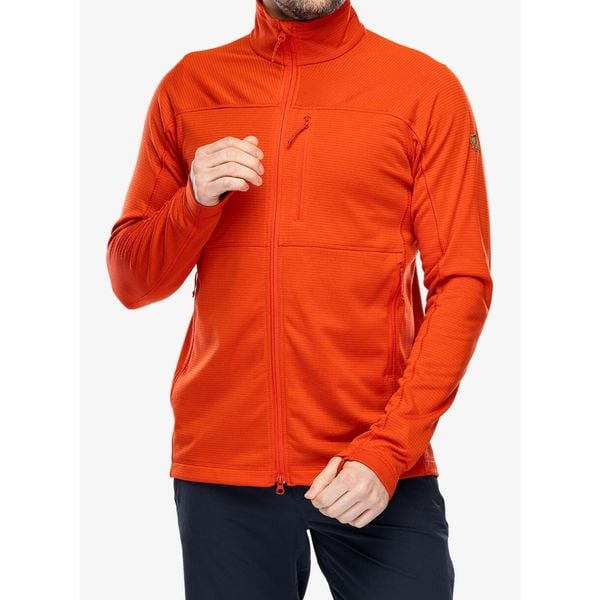 Bluza rozpinana męska Fjallraven Abisko Lite Fleece Jacket. Brązowe bluzy Fjällräven, m, bez wzorów, bez kaptura. Za 491.99 zł.
