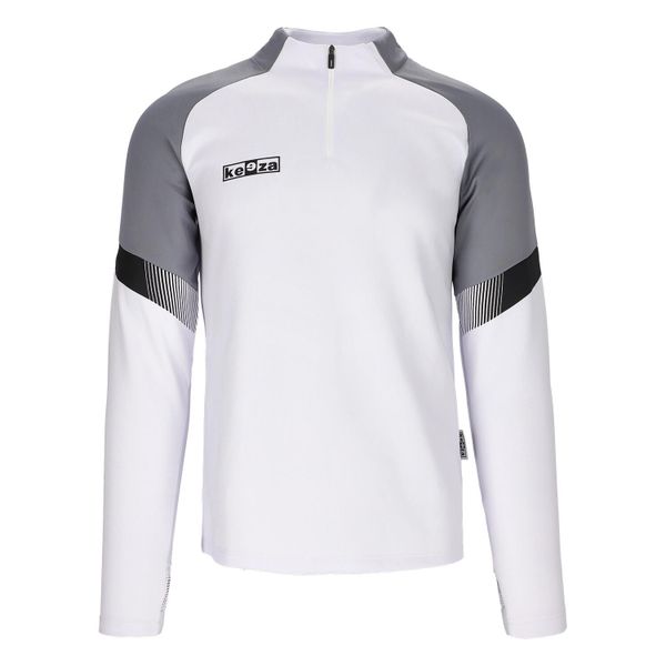Bluza treningowa Keeza Albion. Białe bluzy bez kaptura KEEZA, uniwersalny, bez wzorów, z elastanu, bez kaptura. Za 94.00 zł.