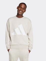 Adidas Bluza w kolorze kremowym rozmiar: M. Brązowe bluzy Adidas, m, bez wzorów, bez kaptura. Za 134.85 zł.