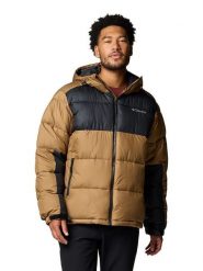 Columbia Kurtka zimowa "Pike Lake II" w kolorze jasnobrązowo-czarnym rozmiar: XL. Brązowe kurtki Columbia, na zimę, xl, bez wzorów, bez kaptura. Za 267.92 zł.