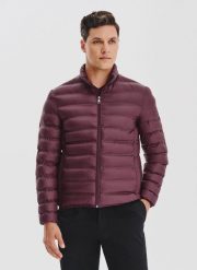 PAKO LORENTE - Fioletowa kurtka pikowana. Fioletowe kurtki Pako Lorente, na jesień, bez wzorów, bez kaptura. Za 299.99 zł.