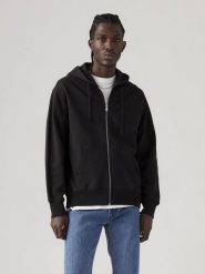 Levi´s Bluza w kolorze czarnym rozmiar: S. Czarne bluzy s, bez wzorów, z bawełny, bez kaptura. Za 147.95 zł.