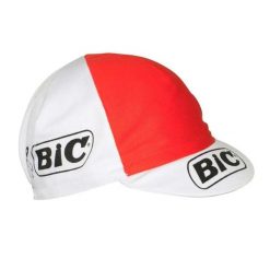Czapka rowerowa Gist Equipe Vintage Bic. Białe czapki z daszkiem GIST, bez wzorów, z materiału. Za 113.54 zł.