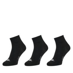 Skarpety Kappa. Czarne skarpety Kappa, bez wzorów. Za 34.99 zł.