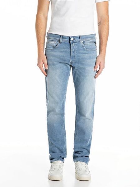 Replay Dżinsy - Regular fit - w kolorze błękitnym rozmiar: W36/L34. Niebieskie jeansy Replay, l. Za 218.57 zł.