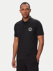 BOSS Polo Open 50560261 Czarny Regular Fit. Czarne koszulki polo Boss, l, bez wzorów, z bawełny, bez kołnierzyka, bez ramiączek. Za 549.99 zł.