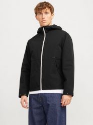 Jack & Jones Kurtka przejściowa w kolorze czarnym rozmiar: M. Czarne kurtki Jack & Jones, m, bez wzorów, bez kaptura. Za 130.99 zł.
