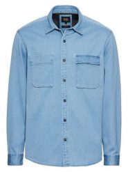 Camel Active Koszula dżinsowa - Regular fit - w kolorze błękitnym rozmiar: L. Niebieskie koszule Camel Active, l, bez wzorów, z bawełny, bez kołnierzyka, bez ramiączek. Za 165.99 zł.