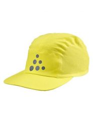 Craft Czapka "Pro Run Soft" w kolorze żółtym rozmiar: onesize. Żółte czapki z daszkiem Craft, bez wzorów. Za 65.99 zł.