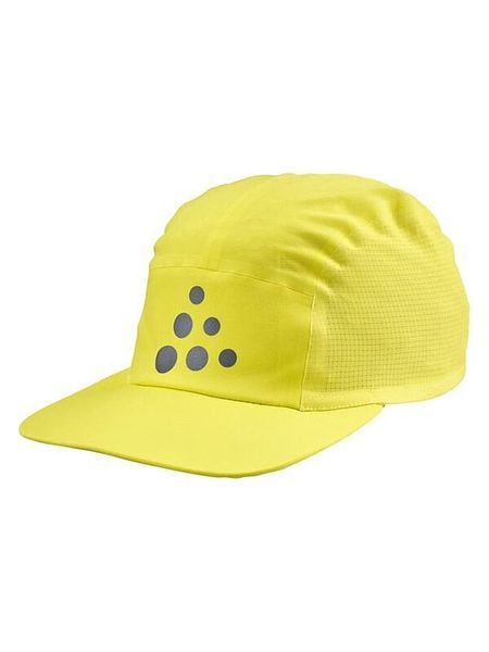 Craft Czapka "Pro Run Soft" w kolorze żółtym rozmiar: onesize. Żółte czapki z daszkiem Craft, bez wzorów. Za 65.99 zł.