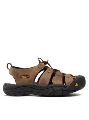 Keen Sandały Newport 1001870 Brązowy. Brązowe sandały Keen, z nubiku, bez zapięcia. Za 579.99 zł.