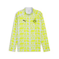 Męska bluza przedmeczowa z zamkiem 1/4 Borussia Dortmund PUMA. Szare bluzy bez kaptura Puma, m, bez wzorów, bez kaptura. Za 339.00 zł.