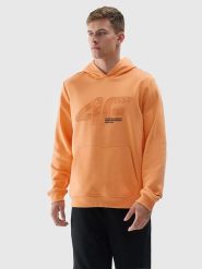 4F Bluza w kolorze pomarańczowym rozmiar: S. Pomarańczowe bluzy 4F, s, bez wzorów, z kapturem. Za 88.02 zł.