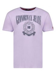 Geographical Norway Koszulka "Jacao" w kolorze fioletowym rozmiar: XXL. Różowe bezrękawniki Geographical Norway, xxl, bez wzorów, z bawełny, bez kołnierzyka, bez ramiączek. Za 52.67 zł.
