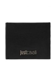 Just Cavalli Portfel 81QA5PX4 ZP361 Czarny. Czarne portfele Just Cavalli, bez wzorów, ze skóry. Za 274.99 zł.