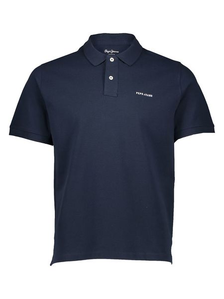 Pepe Jeans Koszulka polo w kolorze granatowym rozmiar: S. Niebieskie koszulki polo Pepe Jeans, s, bez wzorów, z bawełny, bez kołnierzyka, bez ramiączek. Za 87.40 zł.
