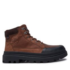 Trapery Palladium. Brązowe trapery Palladium, bez zapięcia. Za 749.99 zł.