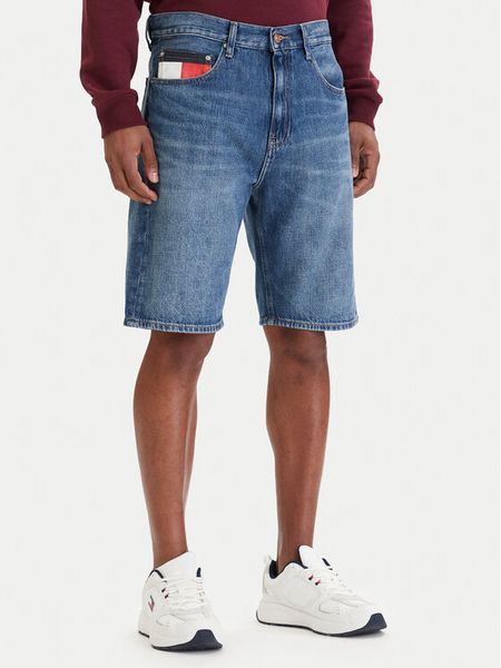Tommy Jeans Szorty jeansowe Otis DM0DM22991 Niebieski Regular Fit. Niebieskie szorty Tommy Jeans, m, bez wzorów, z bawełny. Za 369.99 zł.