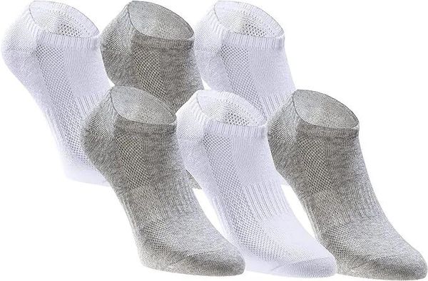 Skarpetki Tastiq 6-pack pudełko prezentowe Biało-Szare Mix 35-38. Białe skarpety VOXOM, bez wzorów, z bawełny. Za 120.99 zł.
