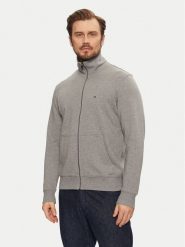 Tommy Hilfiger Bluza Essential MW0MW38084 Szary Regular Fit. Szare bluzy Tommy Hilfiger, l, bez wzorów, z bawełny, bez kaptura. Za 309.99 zł.