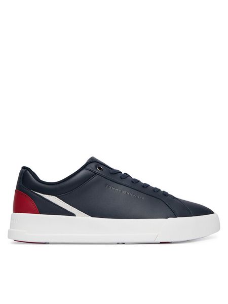 Tommy Hilfiger Sneakersy Th Court Premium FM0FM05879 Granatowy. Niebieskie buty sportowe casual Tommy Hilfiger, bez wzorów, ze skóry, bez zapięcia. Za 489.99 zł.