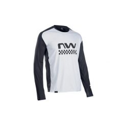 Koszulka rowerowa mtb NORTHWAVE EDGE Jersey LS jasna szara. Czarne bluzy Northwave, s, bez wzorów, z jersey, bez kaptura. Za 309.00 zł.