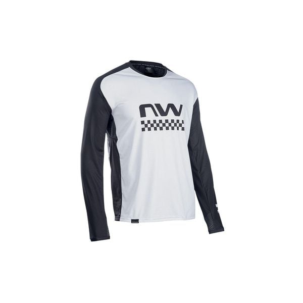 Koszulka rowerowa mtb NORTHWAVE EDGE Jersey LS jasna szara. Czarne bluzy Northwave, s, bez wzorów, z jersey, bez kaptura. Za 160.00 zł.