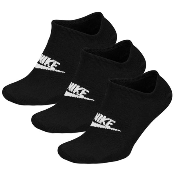 SKARPETY Nike Sportswear Everyday Essential No Show Socks 3P. Czarne skarpety Nike, bez wzorów, z poliesteru. Za 79.99 zł.