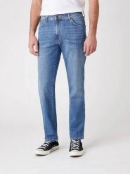 Wrangler Dżinsy "Texas" - Slim fit - w kolorze niebieskim rozmiar: W34/L34. Niebieskie jeansy Wrangler, l. Za 152.26 zł.