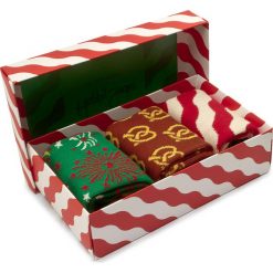 Zestaw 3 par wysokich skarpet unisex HAPPY SOCKS - XMAS08-4001 Kolorowy. Skarpety marki Happy Socks. Za 99.90 zł.
