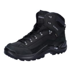 Buty trekkingowe męskie Lowa Renegade Gtx Mid. Czarne trekkingi Lowa, bez wzorów, z materiału, za kostkę, bez zapięcia. Za 1,251.00 zł.