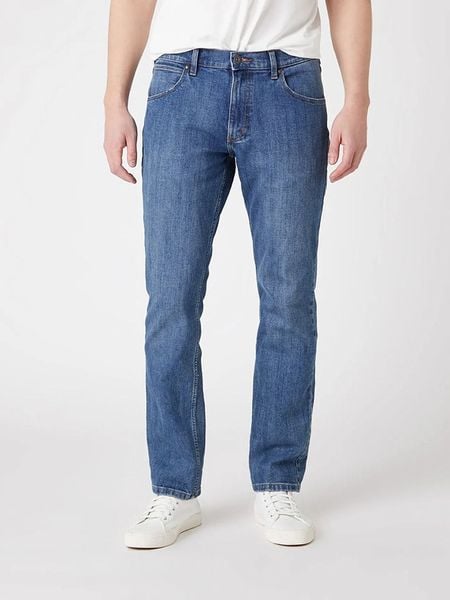 Wrangler Dżinsy - Regular fit - w kolorze niebieskim rozmiar: W33/L34. Niebieskie jeansy Wrangler, l. Za 221.67 zł.