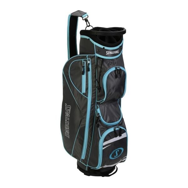 Torba na wózek golfowy Spalding SX35. Białe torby na ramię Spalding, bez wzorów, z gumy, na ramię, bez dodatków. Za 716.20 zł.