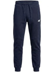 4F Spodnie dresowe w kolorze granatowym rozmiar: M. Niebieskie spodnie treningowe długie 4F, m, bez wzorów, z dresówki. Za 119.95 zł.