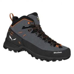 Buty trekkingowe męskie Salewa Alp Mate Winter Mid Wp. Brązowe buty turystyczne Salewa, bez wzorów, z materiału, bez zapięcia, trekkingowe. Za 994.00 zł.