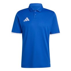 Koszulka męska adidas Entrada Polo. Białe koszulki polo Adidas, m, bez wzorów, bez kołnierzyka, bez ramiączek. Za 78.99 zł.