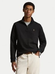 Polo Ralph Lauren Sweter 710P07411002 Czarny Regular Fit. Czarne swetry rozpinane Polo Ralph Lauren, m, bez wzorów, z bawełny, bez kołnierzyka, bez ramiączek. Za 859.99 zł.