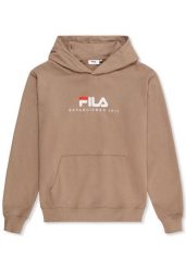 Bluza z kapturem Fila Valsera Regular Logo. Brązowe bluzy z kapturem Fila, l, bez wzorów, z bawełny, z kapturem. Za 209.00 zł.