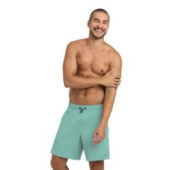 Spodenki szorty męskie Arena Evo Beach. Zielone odzież kąpielowa Arena, m, bez wzorów, sportowe. Za 91.98 zł.