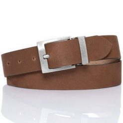 MUSTANG PASEK SKÓRZANY 35 mm SOPO-MUS074. Brązowe paski Mustang, bez wzorów, z jeansu, biznesowe. W wyprzedaży za 39.99 zł.
