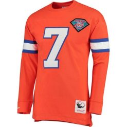 Sweatshirt Mitchell & Ness Ls Denver Broncos. Brązowe bluzy Mitchell & Ness, m, bez wzorów, bez kaptura. Za 474.00 zł.