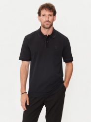 Boss Polo Parlay 210 50512112 Czarny Regular Fit. Czarne koszulki polo Boss, l, bez wzorów, z bawełny, bez kołnierzyka, bez ramiączek. Za 309.99 zł.