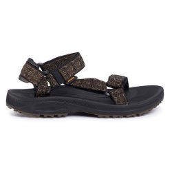 Sandały Teva. Czarne sandały Teva, bez zapięcia. Za 289.99 zł.