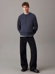 Calvin Klein Bluza w kolorze granatowym rozmiar: XXL. Niebieskie bluzy CALVIN KLEIN, xxl, z aplikacjami, z bawełny, bez kaptura. Za 260.99 zł.