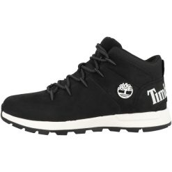 Buty trekkingowe męskie Timberland Sprint Trekker. Czarne buty turystyczne Timberland, bez wzorów, z materiału, bez zapięcia, do biegania. Za 808.00 zł.