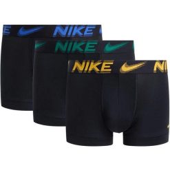 Bokserki Nike Trunk 3-pak KE1156 EYC Czarny. Czarne bokserki Nike, m, bez wzorów, z materiału. Za 177.62 zł.
