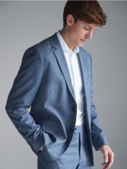 Koszula slim fit - biały. Białe koszule Reserved, l, bez wzorów, z dzianiny, bez kołnierzyka, bez ramiączek. Za 129.99 zł.