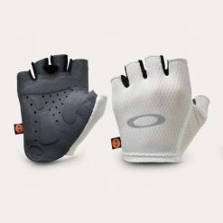 Rękawiczki rowerowe Oakley DROPS ELITE FOS902083-100. Białe rękawiczki Oakley, bez wzorów, z materiału. Za 245.22 zł.